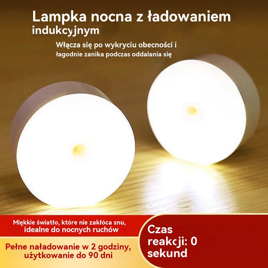🏡💡【Kup 2, a 2 dostaniesz gratis】Inteligentne światło LED wykrywające obecność człowieka, łatwe w ładowaniu i praktyczne