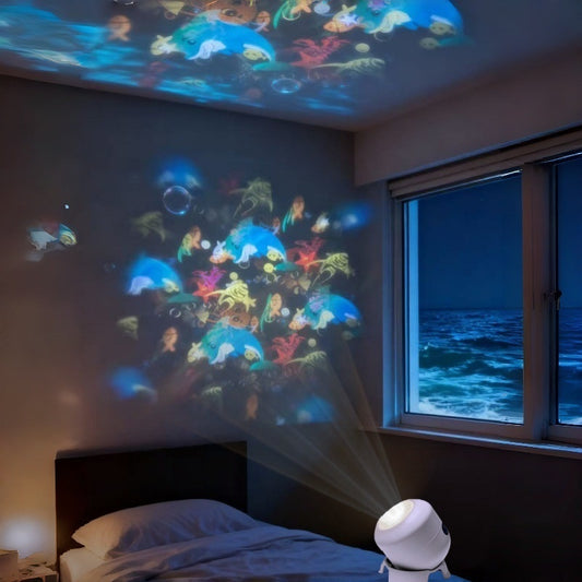 🔥Oferta ograniczona czasowo🔥 Dynamiczny, obrotowy projektor LED