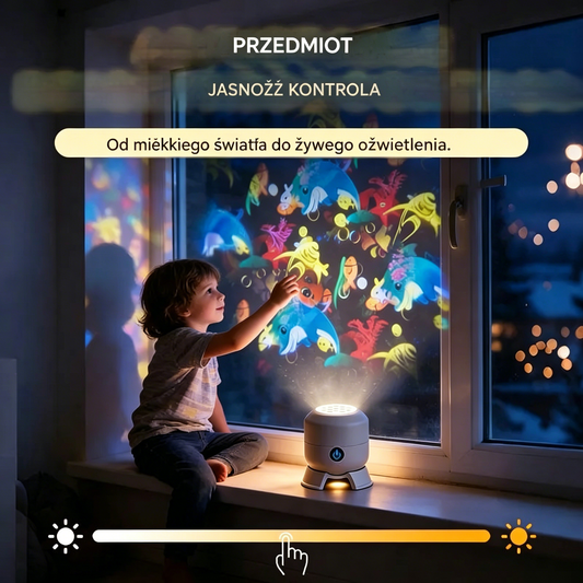 💖🌙Żarówka LED do projektora z dynamicznym efektem obrotowym 2026! – Świetny sposób, by pomóc dzieciom zasnąć