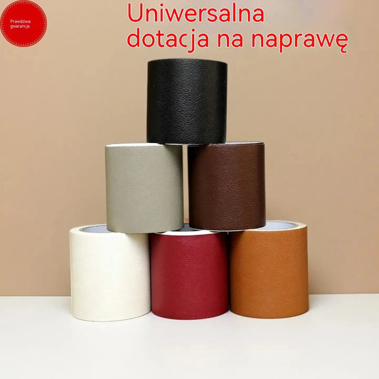 【20 cm × 3 m 】🛋️ Samoprzylepna Łatka do Naprawy Skóry 🔧 Szybko Zakrywa Pęknięcia, Rozdarcia i Łuszczącą się Skórę ✨