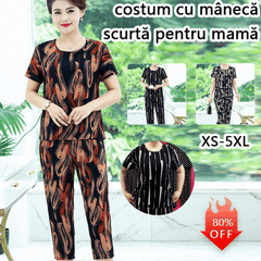 【🔥Oferta ograniczona czasowo🔥】【XL-5XL】Dwuczęściowy garnitur damski z 2026 roku jest modny i swobodny, lekki i cienki, wygodny i miękki.