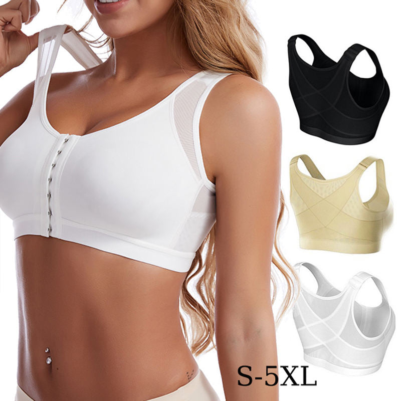 🥰 【3 sztuk】👙【40-120kg】Biustonosz podtrzymujący pełne pokrycie