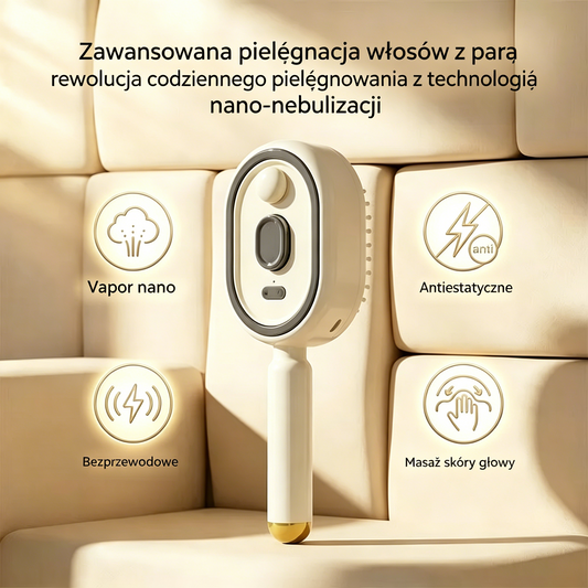 💨🔥 -50%!! ✨【Grzebień z rozpylaczem】 Pielęgnacja olejkami eterycznymi, zapobiega wypadaniu włosów, masuje skórę głowy⚡