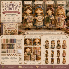 🎁Ostatni dzień: Skorzystaj z 49% zniżki! 🧵 Miniaturowy zestaw patchworkowy z serii Miniature World.