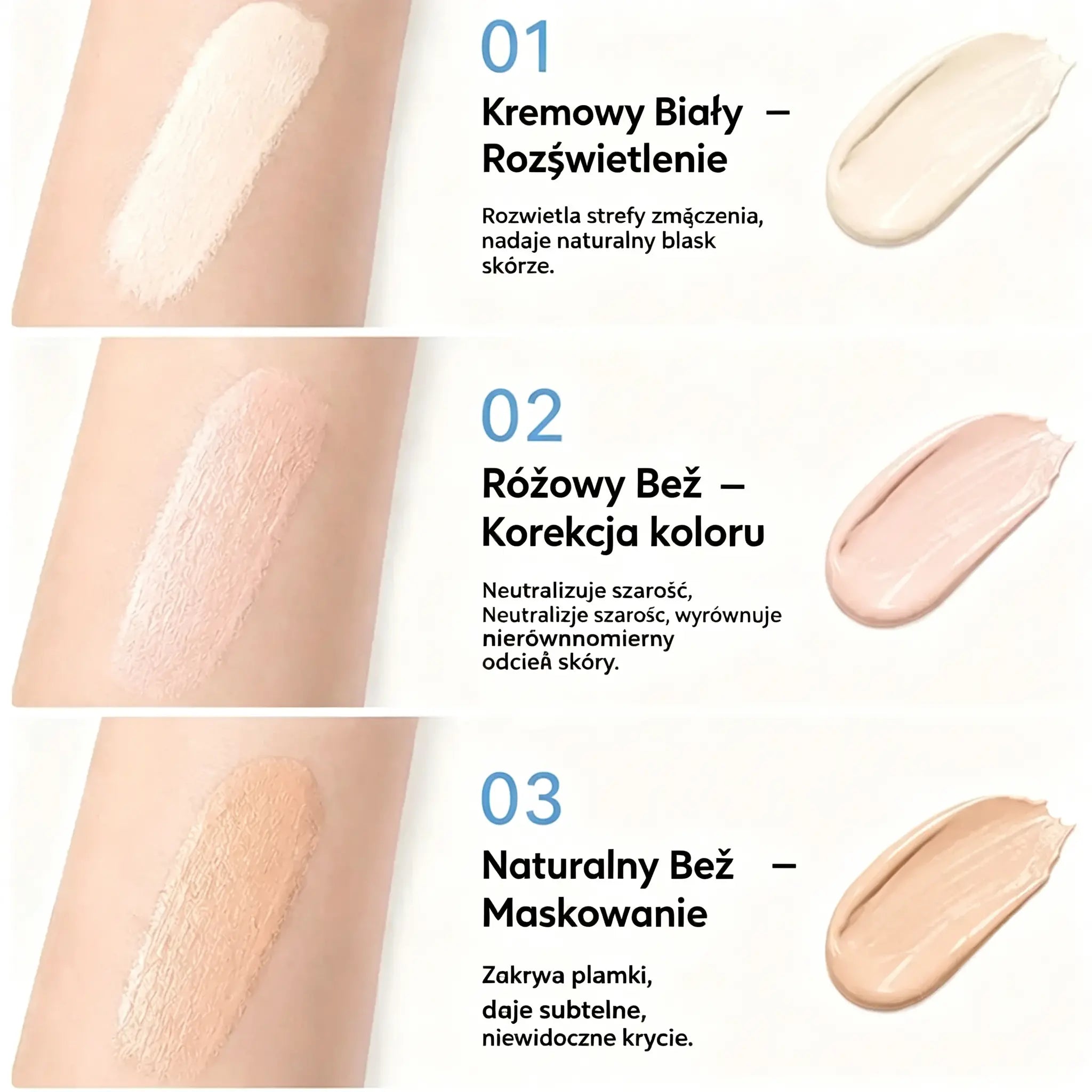 🔥 2 sztuki za tylko 89 zł! KUP 1, DRUGI GRATIS 🎁💄 Wielofunkcyjny nawilżający korektor w pisaku