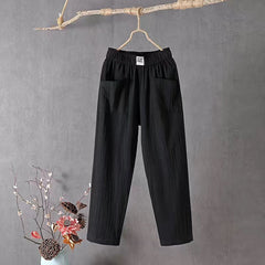 🔥Oferta ograniczona czasowo🔥🌿🌈【M-4XL】2026 Wiosna Nowe Damskie Spodnie Szerokie Nogawki Wygodne Spodnie Casualowe