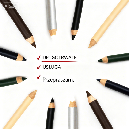 🔈🔈TERAZ 50% ZNIŻKI💜KUP 1, DRUGI W PREZENCIE💜Drewniany, wodoodporny, trwały, twardy eyeliner