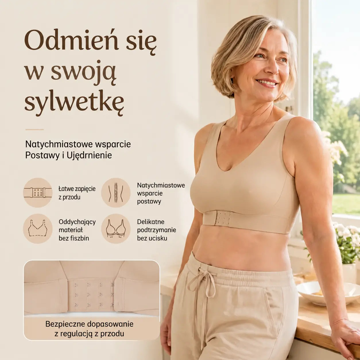 🔥 Kup 1, Otrzymaj 2 GRATIS! ✨ Bielizna modelująca dla kobiet – wysmukla plecy i podkreśla talię 💃