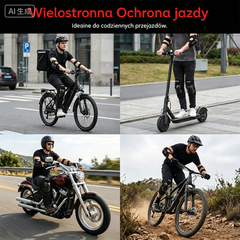 🏍️ Skorzystaj już teraz z 40% zniżki! 🛡️ Zestaw ochraniaczy na kolana i łokcie do motocykla – odporne na uderzenia, z regulowanymi paskami i oddychającą wyściółką – niezbędne dla bezpieczeństwa podczas jazdy, jazdy na rolkach lub rowerze 💪