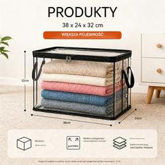 4 sztuki za 99 zł -- 🔥 Oferta ograniczona czasowo: 49% zniżki 📦 Duża, wytrzymała, gruba, przezroczysta plastikowa torba do przechowywania ubrań, na przeprowadzkę i do magazynowania