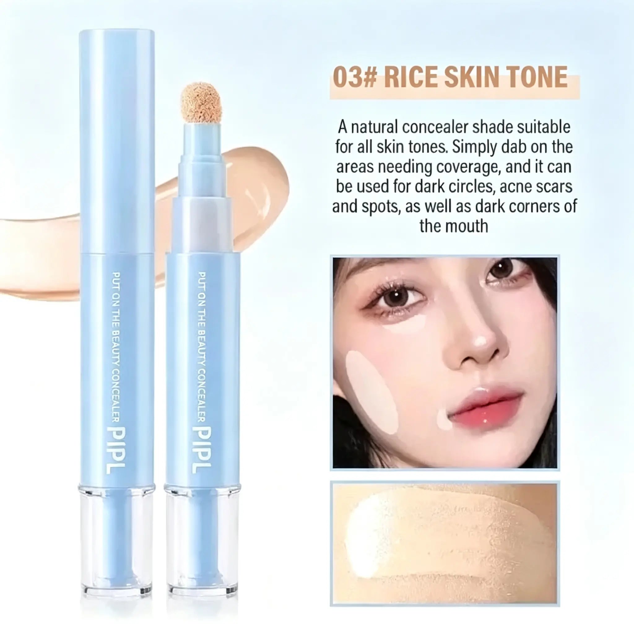 🔥 2 sztuki za tylko 89 zł! KUP 1, DRUGI GRATIS 🎁💄 Wielofunkcyjny nawilżający korektor w pisaku