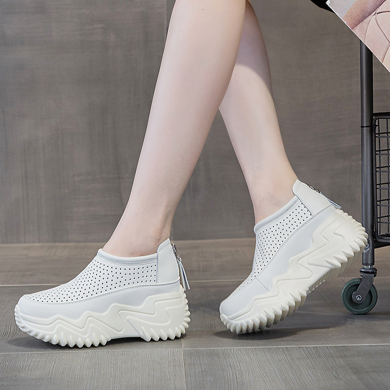 【50% zniżki】【35-40】Nowe letnie buty sportowe 2026 – przewiewne, uniwersalne, z grubą podeszwą i ażurowym wzorem