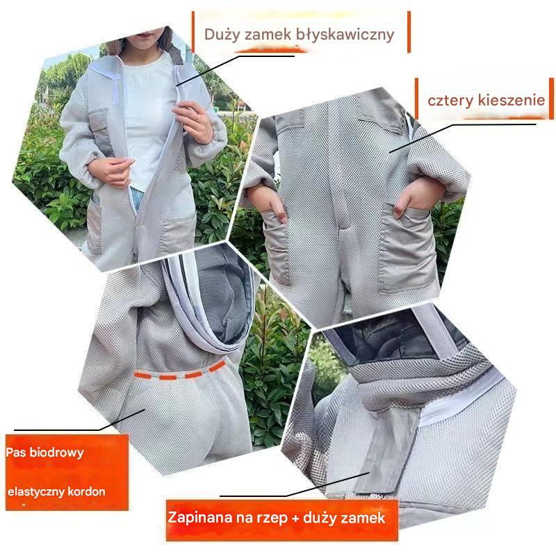🐝Jednoczęściowy kombinezon 3D z bawełnianej siatki