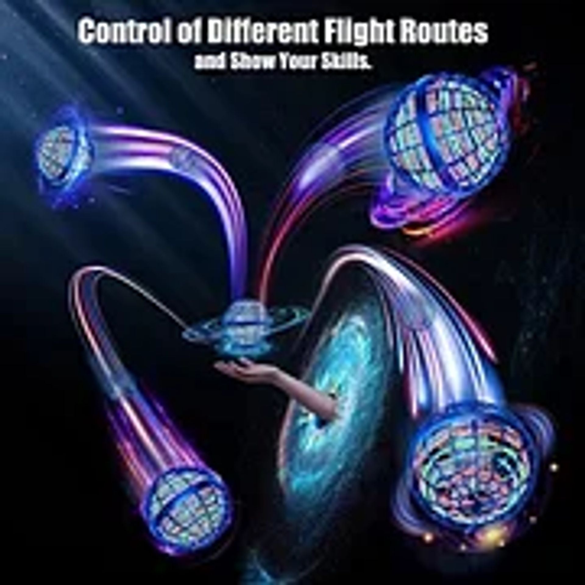 🛸🚀 Kup 2 za 129 zł! ✨ Inteligentna Latająca Kula LED – Świeci i Wraca do Ręki