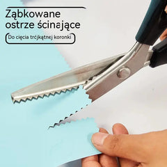 ✂️ Kup 1, drugi GRATIS! Nożyczki ząbkowane do tkanin – koniec ze strzępiącymi się brzegami 🧵✨