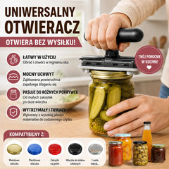 🎁🔥 2 SZT. ZA 99 ZŁ – KUP 1, DRUGI GRATIS! 💪 Koniec z mocno zakręconymi słoikami – otwieraj bez wysiłku!