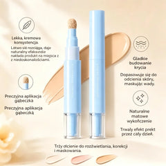 🔥 2 sztuki za tylko 89 zł! KUP 1, DRUGI GRATIS 🎁💄 Wielofunkcyjny nawilżający korektor w pisaku