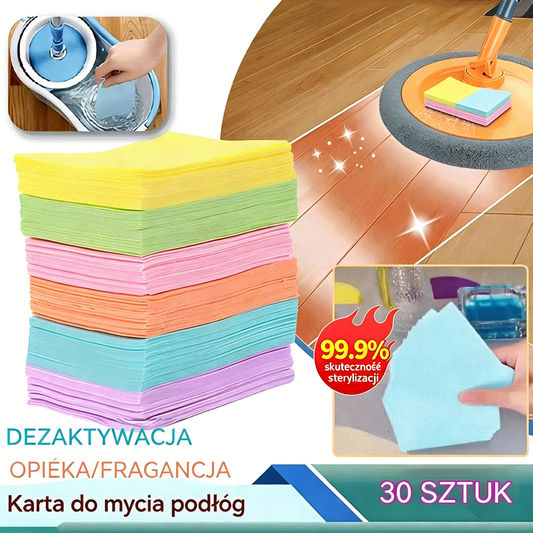 🧹【210-arkuszowe!0.5zł/sztuka】✨ Antybakteryjne i dezodoryzujące, uniwersalne chusteczki czyszczące | Nadają się do podłóg drewnianych, laminowanych, płytek oraz wnętrz kamperów