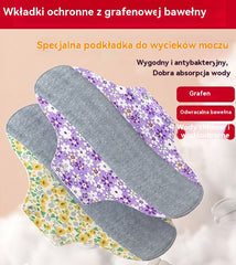 【5 sztuk】 Zmywalna podkładka antybakteryjna wykonana z bawełny grafenowej