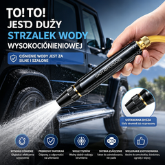 💦🚗 10× Większe Ciśnienie Wody! 🔥 Kup 1, drugi GRATIS 🔫 Pistolet wysokociśnieniowy z wieloma trybami natrysku