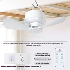 ⏰ Oferta ograniczona czasowo: Wentylator sufitowy z akumulatorem i oświetleniem LED! 🌬️✨