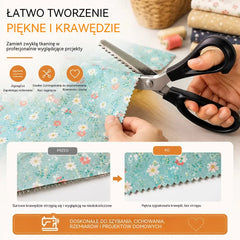 ✂️ Kup 1, drugi GRATIS! Nożyczki ząbkowane do tkanin – koniec ze strzępiącymi się brzegami 🧵✨
