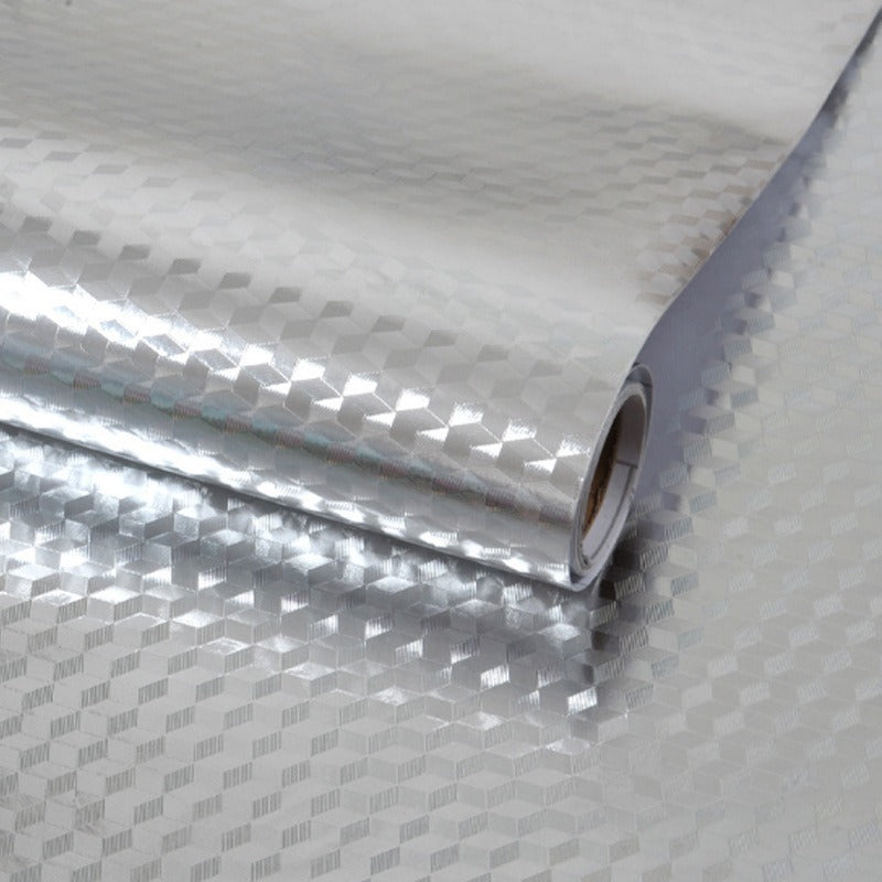 【30 cm × 10 m】🛡️ Samoprzylepna folia aluminiowa z możliwością usunięcia – nieprzywierająca, odporna na wysoką temperaturę i łatwa w czyszczeniu