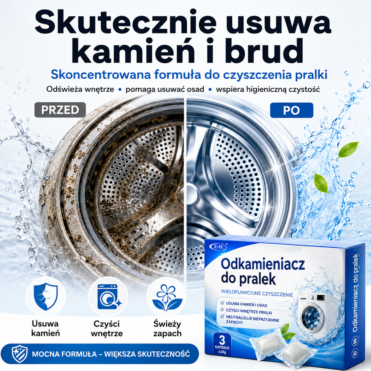 🔥【Kup 2 pudełka, a 2 otrzymasz gratis】✨【Szybkie czyszczenie】🔥Wielofunkcyjne musujące tabletki czyszczące do użytku domowego
