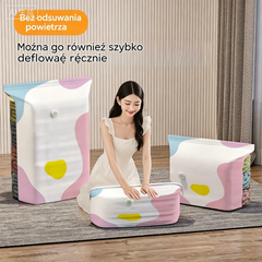 🧳【Zestaw 5 sztuk】💨 Duża, kompresyjna torba próżniowa: nie wymaga pompki, jest szczelna i idealnie nadaje się do oszczędzania miejsca w walizkach i w domu ✈️