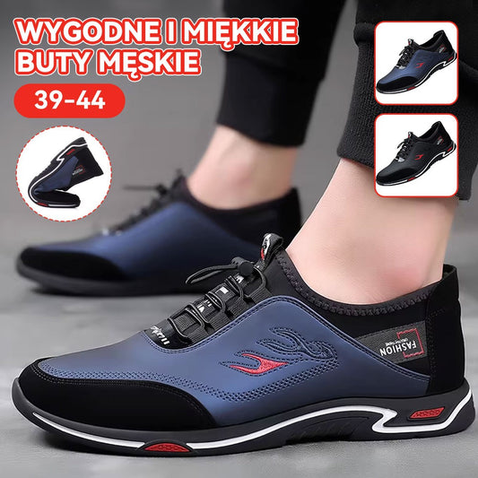 👞Męskie, oddychające buty biznesowe na co dzień. ✅ antyzapachowe ✅ miękka skórzana podeszwa ✅ modne i uniwersalne