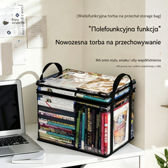 📦【3 sztuki 109 zł--36 zł / sztuka】50% zniżki🔥Przezroczyste torby do przechowywania o dużej pojemności | Idealne na codzienne ubrania i książki📚; Grube i wytrzymałe