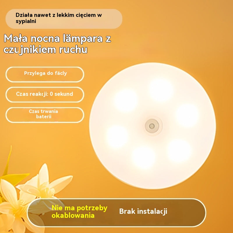 🏡💡【Kup 2, a 2 dostaniesz gratis】Inteligentne światło LED wykrywające obecność człowieka, łatwe w ładowaniu i praktyczne