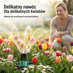 ✨🌺【Kup 1, drugi GRATIS! -64,50 zł/szt.】💦Zraszacz 360° do ogrodu – delikatne podlewanie kwiatów i rabat!Spryskaj równomiernie, nie uszkadzając płatków.