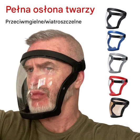🔥【Oferta ograniczona czasowo】🎭Przezroczysta maska ochronna o wysokiej rozdzielczości, wygodna, oddychająca i zapobiegająca parowaniu
