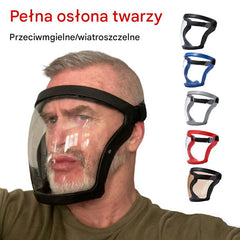 🔥【Oferta ograniczona czasowo】🎭Przezroczysta maska ochronna o wysokiej rozdzielczości, wygodna, oddychająca i zapobiegająca parowaniu