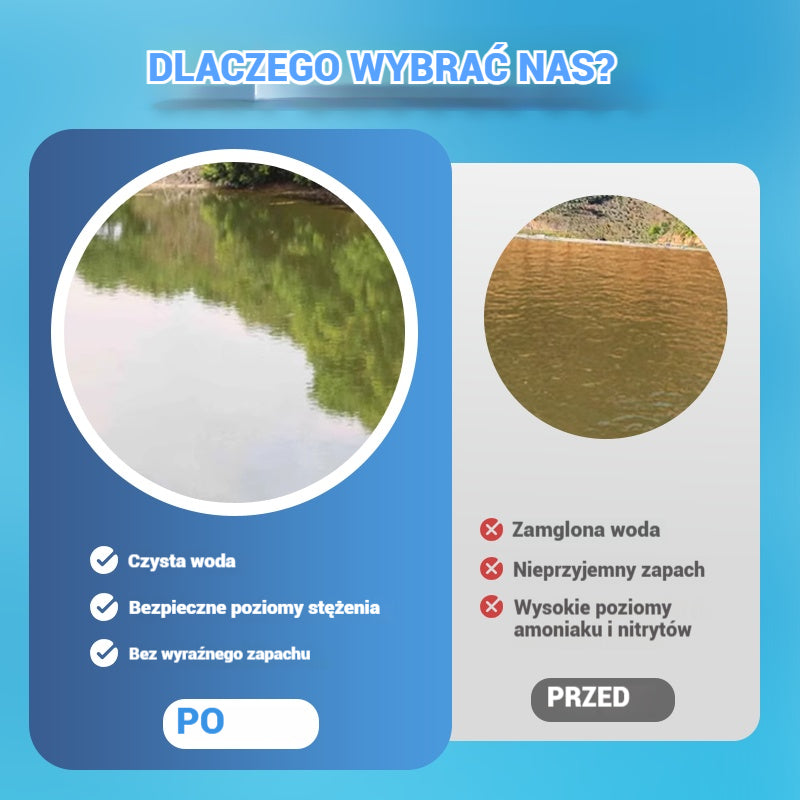 🐟🌊🔬500 g Premium Pond Powder | Klarowanie wody i kontrola glonów 🐟🌊🔬