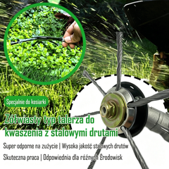 🔥🌿 Kup 1, Odbierz 1 GRATIS! 🛠️ 6" Tarcza do Kosiarki - Szybkie koszenie trawnika, kompatybilne z każdą maszyną.