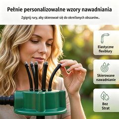 ✨🌺【Kup 1, drugi GRATIS! -64,50 zł/szt.】💦Zraszacz 360° do ogrodu – delikatne podlewanie kwiatów i rabat!Spryskaj równomiernie, nie uszkadzając płatków.
