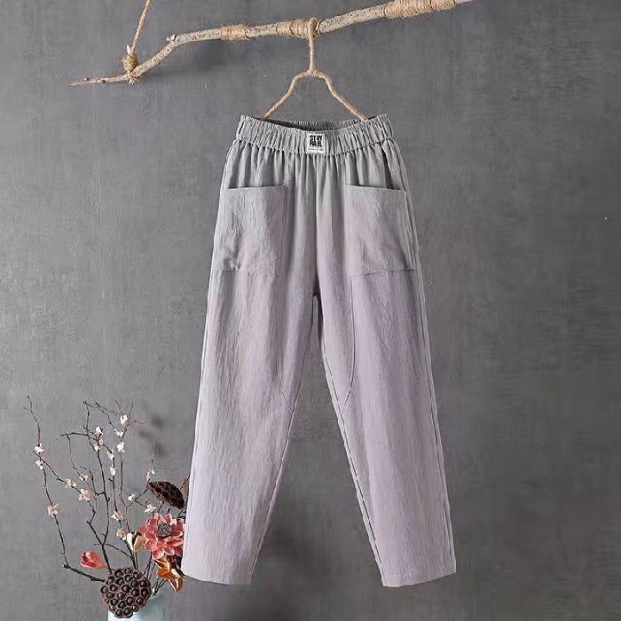 🔥Oferta ograniczona czasowo🔥🌿🌈【M-4XL】2026 Wiosna Nowe Damskie Spodnie Szerokie Nogawki Wygodne Spodnie Casualowe