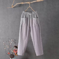 🔥Oferta ograniczona czasowo🔥🌿🌈【M-4XL】2026 Wiosna Nowe Damskie Spodnie Szerokie Nogawki Wygodne Spodnie Casualowe