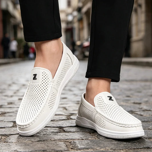 Eleganckie buty z teksturowanej skóry – nowoczesny design, antypoślizgowa podeszwa i trwałość