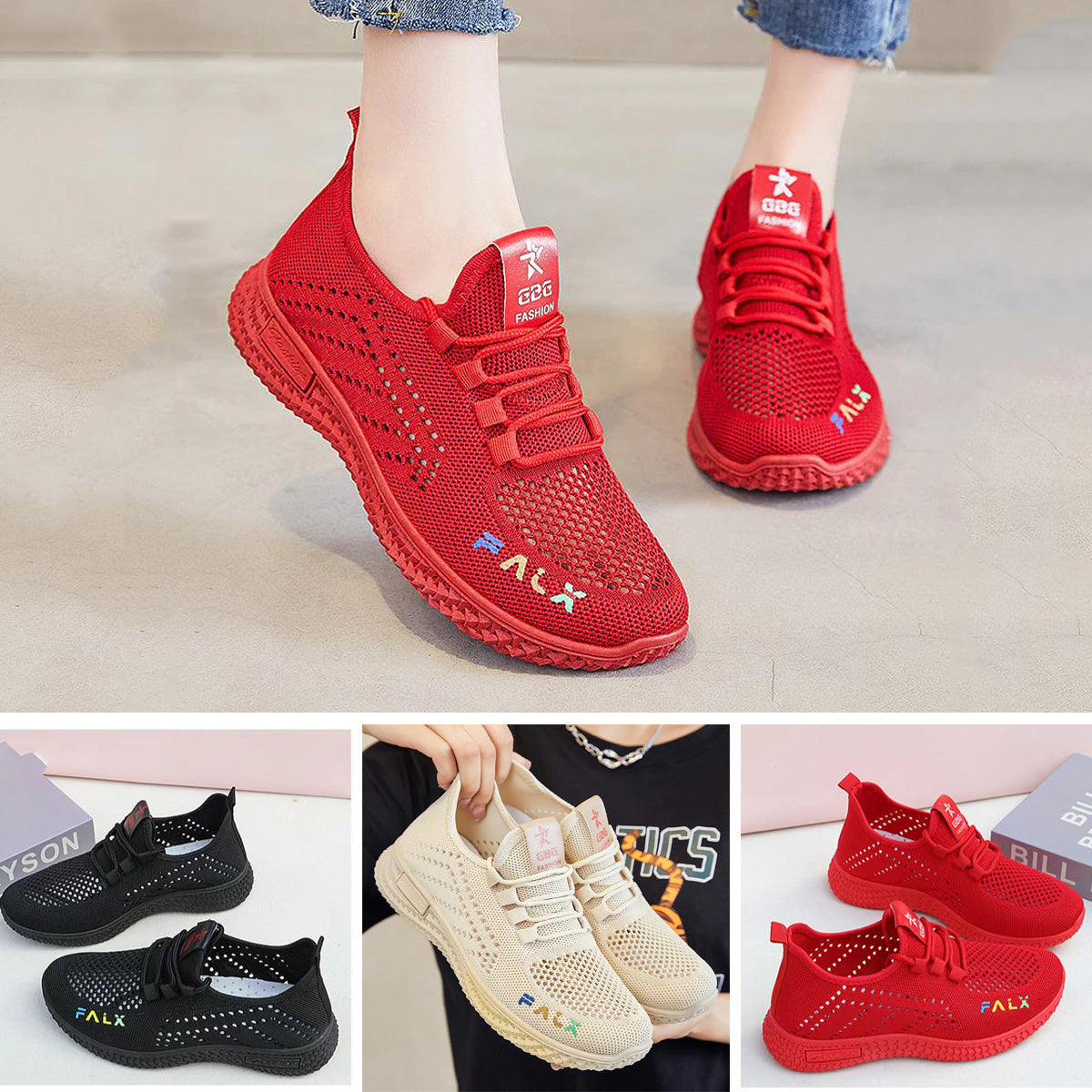 🔥Oferta ograniczona czasowo🔥【35-40】😍2026 Damskie oddychające tenisówki z siateczki