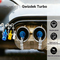 【Kup 1, a 1 dostaniesz gratis】Gwizdek wydechowy Turbo Sound – wytrzymały i przyciągający wzrok metalowy