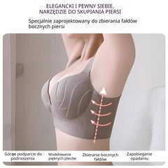 【Kup 1, otrzymaj 1 gratis】【2 sztuki w zestawie】Nowy biustonosz damski w dużych rozmiarach, wygodny i przyjazny dla skóry, o silnym podparciu, zapobiega opadaniu piersi oraz ma efekt podnoszenia i skupiania piersi