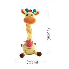 🦒👼Interaktywna pluszowa żyrafa, 🎵słodki mały towarzysz, który będzie śpiewał razem z Tobą.