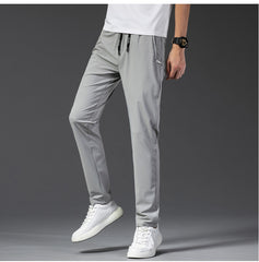 💥【Kup 1, a 1 dostaniesz gratis】💥🔥【M-5XL】🧊😍 Męskie spodnie z jedwabiu lodowego, super rozciągliwe, oddychające