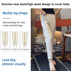 💘【M-4XL】Spodnie haremowe z wysokim stanem