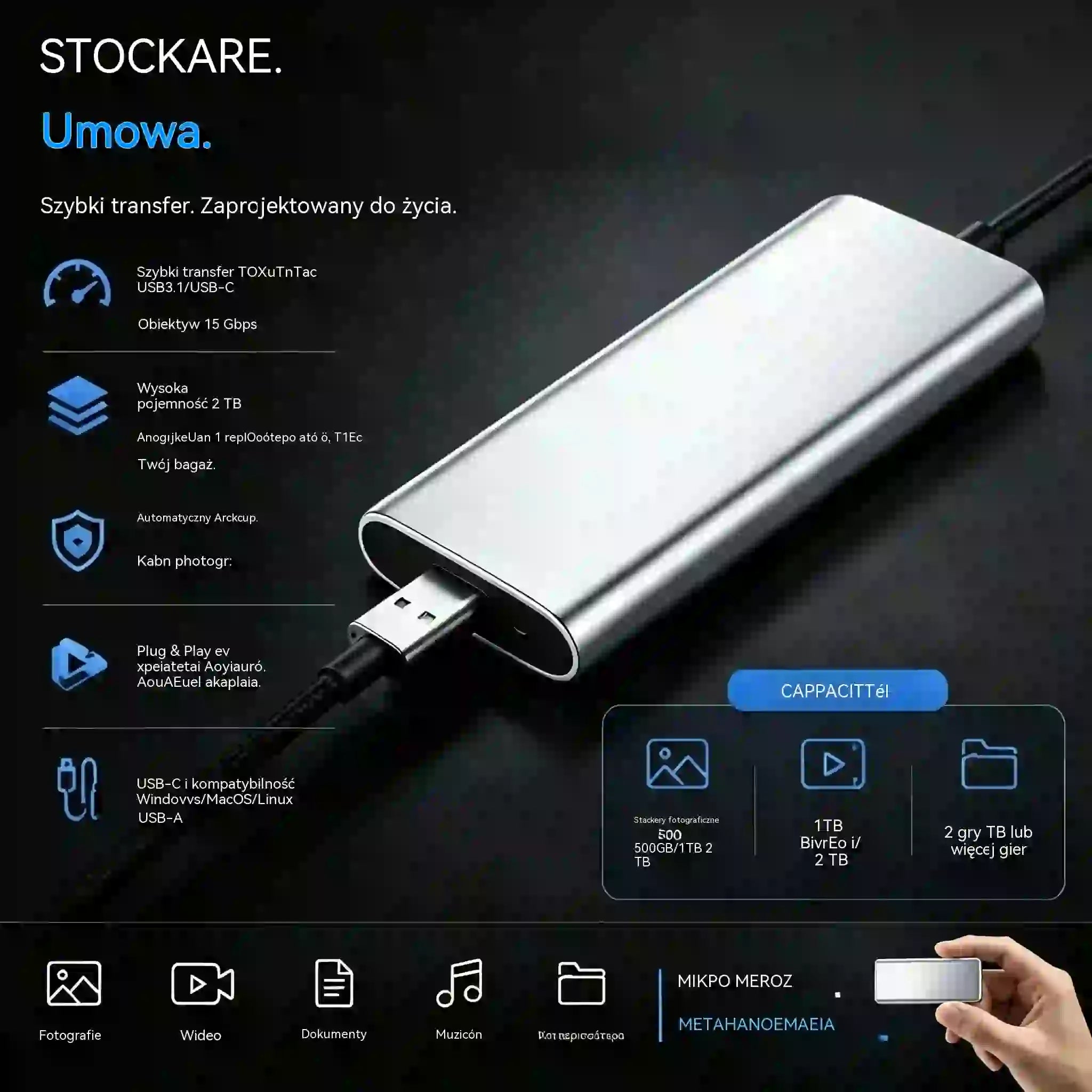 【20 TB】⚡ Ostatnia szansa na -50%! Przenośny SSD – więcej miejsca na zdjęcia, filmy i wszystkie ważne wspomnienia 💾❤️