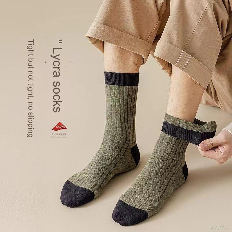 😍🧦【10 par】2026 Nowe męskie bawełniane skarpetki z dezodorantem pochłaniającym pot