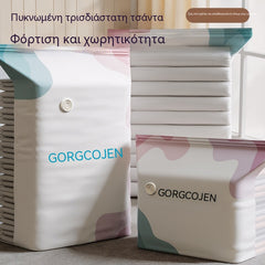 🧳 5 τεμάχια για 30 ευρώ 💨 Μεγάλη, συμπιέσιμη τσάντα αποθήκευσης κενού αέρος: δεν απαιτείται αντλία, στεγανή και ιδανική για εξοικονόμηση χώρου στις βαλίτσες και στο σπίτι ✈️